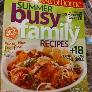 Taste of Home Busy Summer Recipe Cookbook